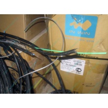 Оптический кабель Б/У для внешней прокладки (с металлическим тросом) в Кисловодске, оптокабель БУ (Кисловодск)