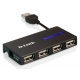 Карманный USB 2.0 концентратор D-Link DUB-104 в Кисловодске, USB хаб DLink DUB104 (Кисловодск)