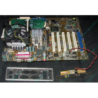 Материнская плата Asus P4PE (FireWire) с процессором Intel Pentium-4 2.4GHz s.478 и памятью 768Mb DDR1 Б/У (Кисловодск)