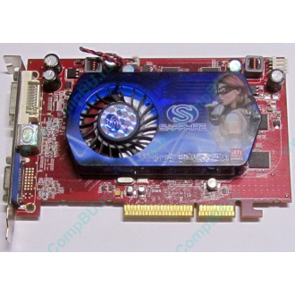 Б/У видеокарта 512Mb DDR2 ATI Radeon HD2600 PRO AGP Sapphire (Кисловодск)